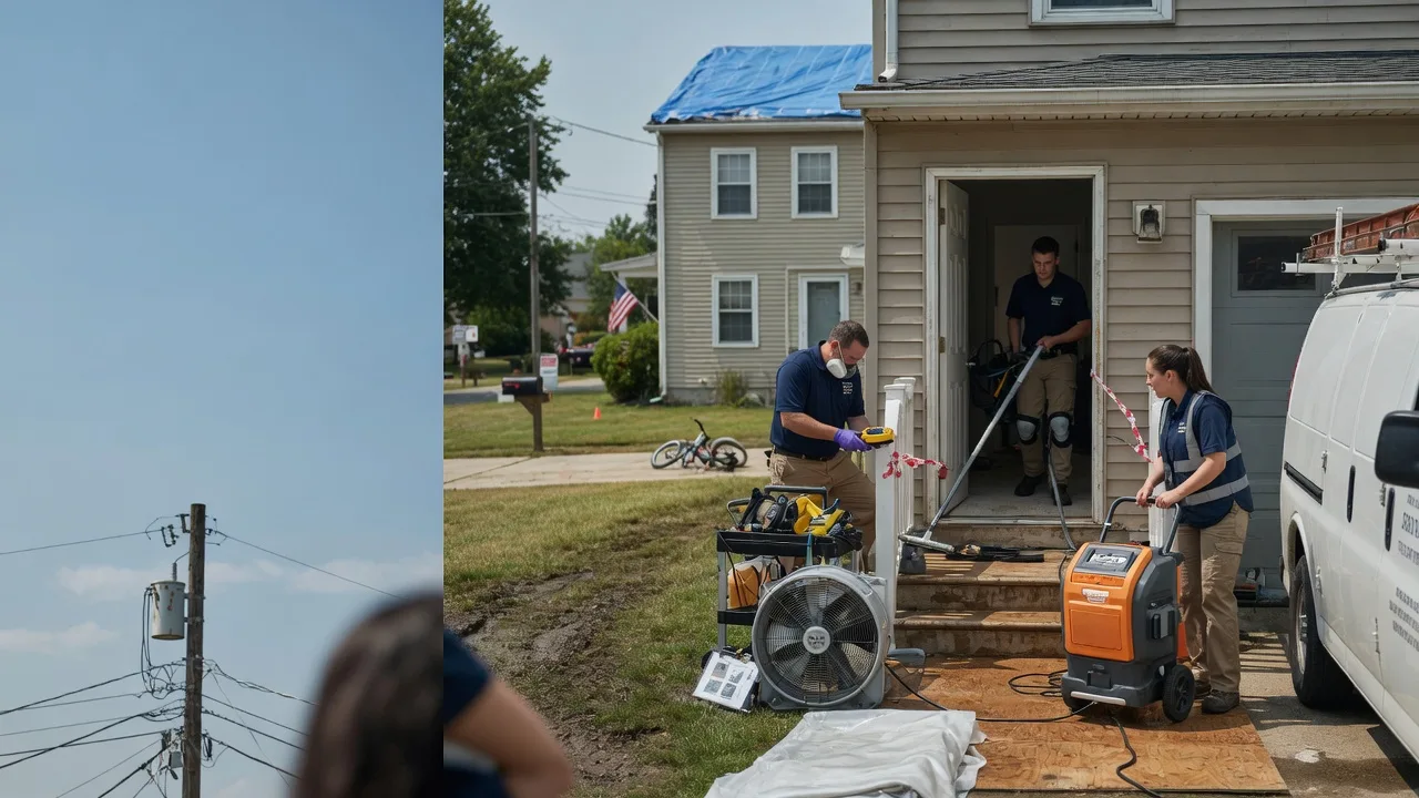 Water Damage Repair in Gwynneville, IN near me